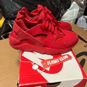 Red huaraches